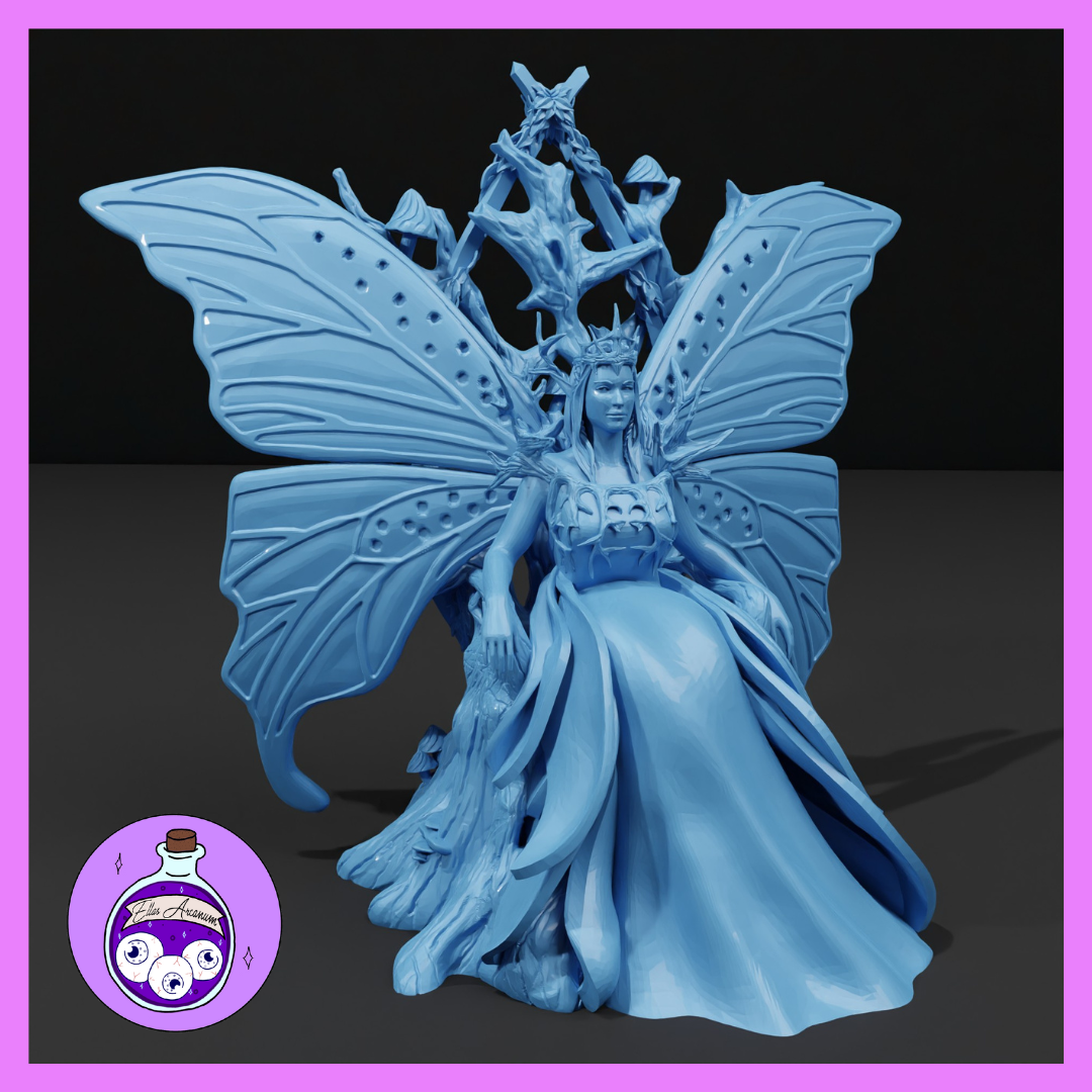 Fairy Queen in Throne by Ella's Arcanum Minis