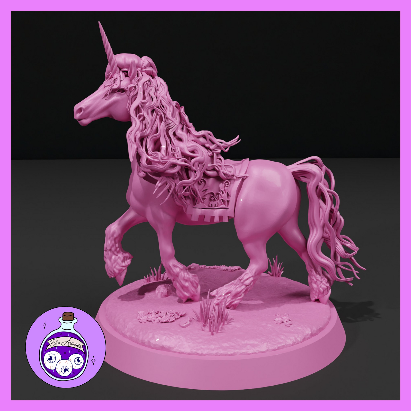 Fancy Lad Unicorn by Ella's Arcanum Minis