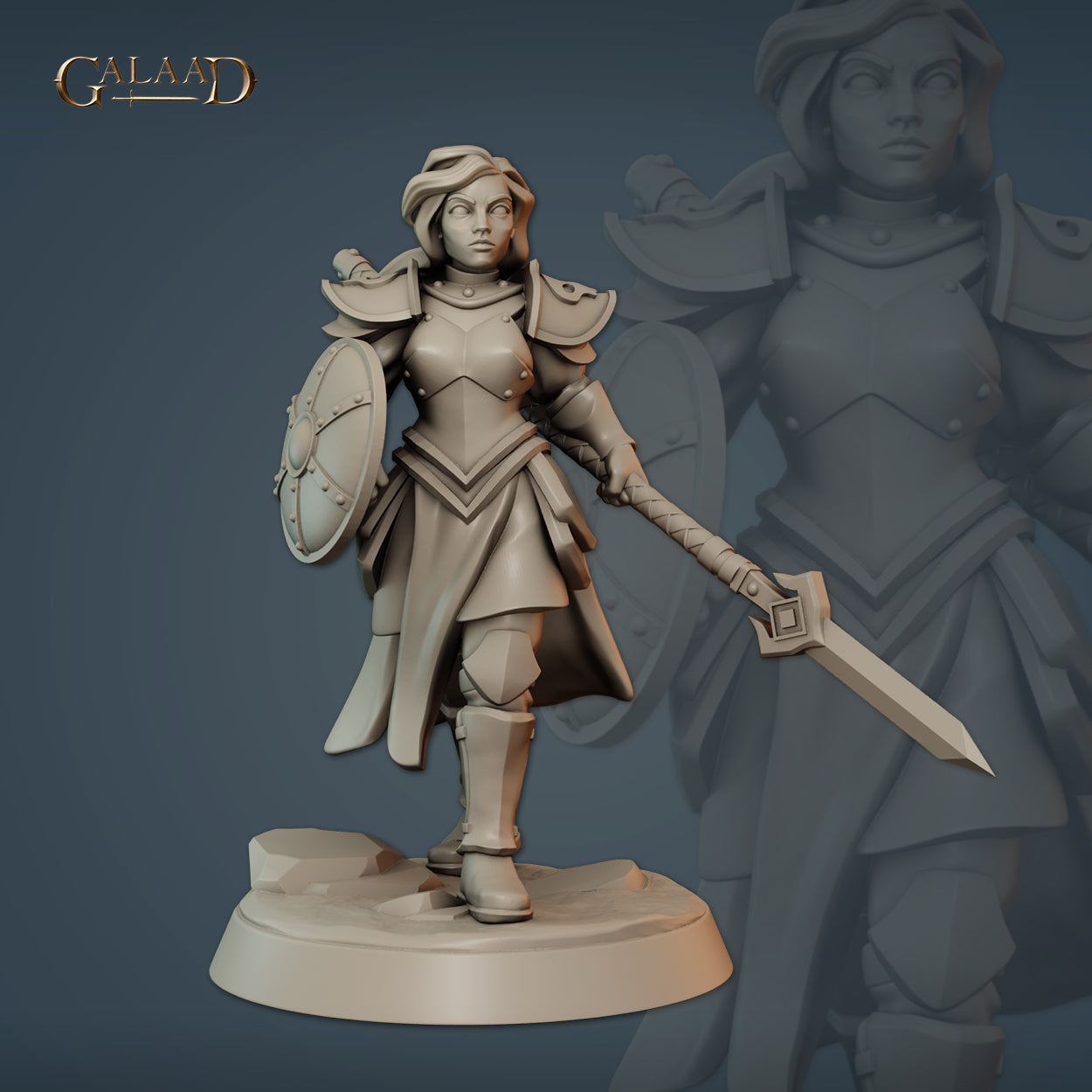 Vanguard Female 02 by Galaad Miniatures