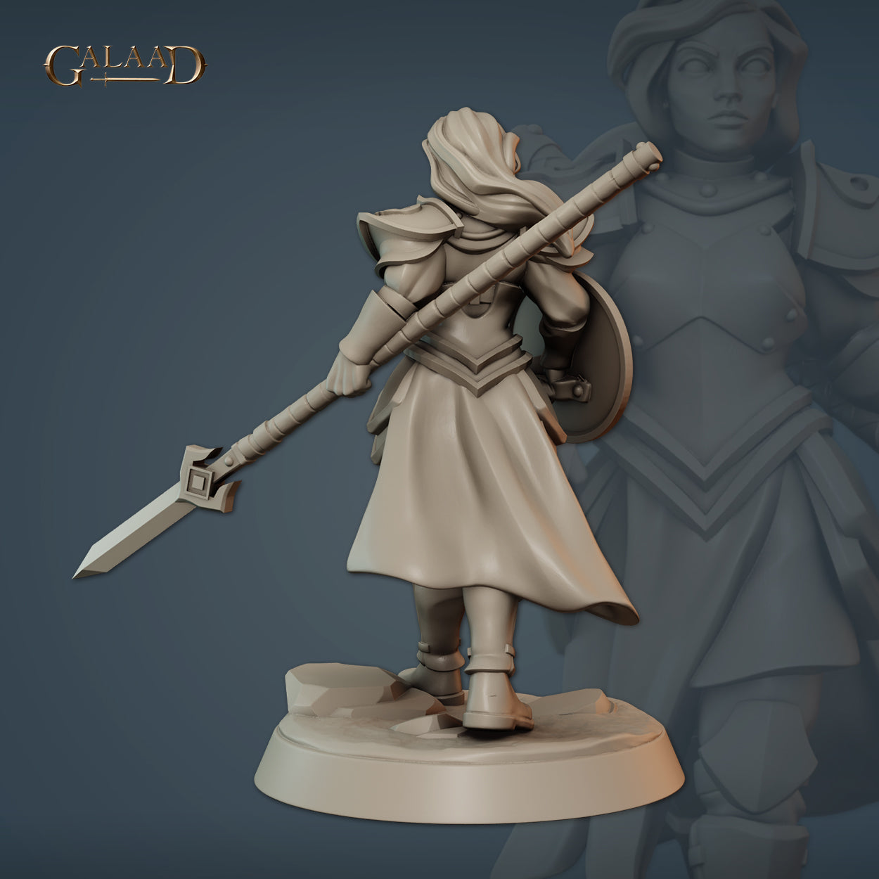 Vanguard Female 02 by Galaad Miniatures
