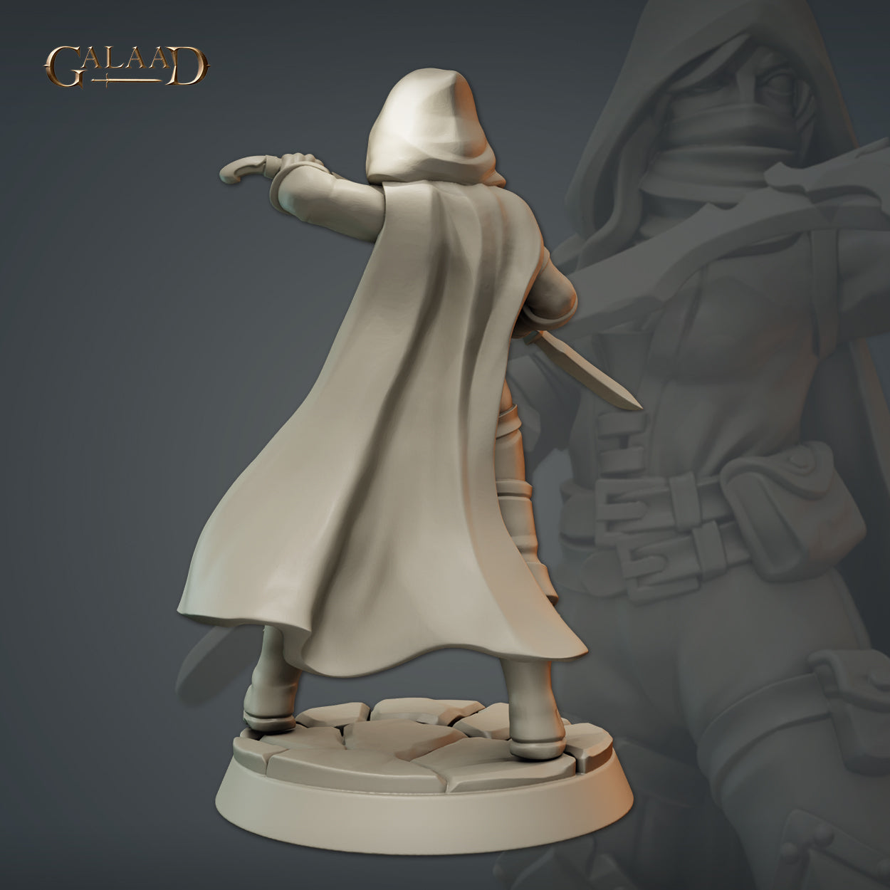 Female Thief 01 by Galaad Miniatures