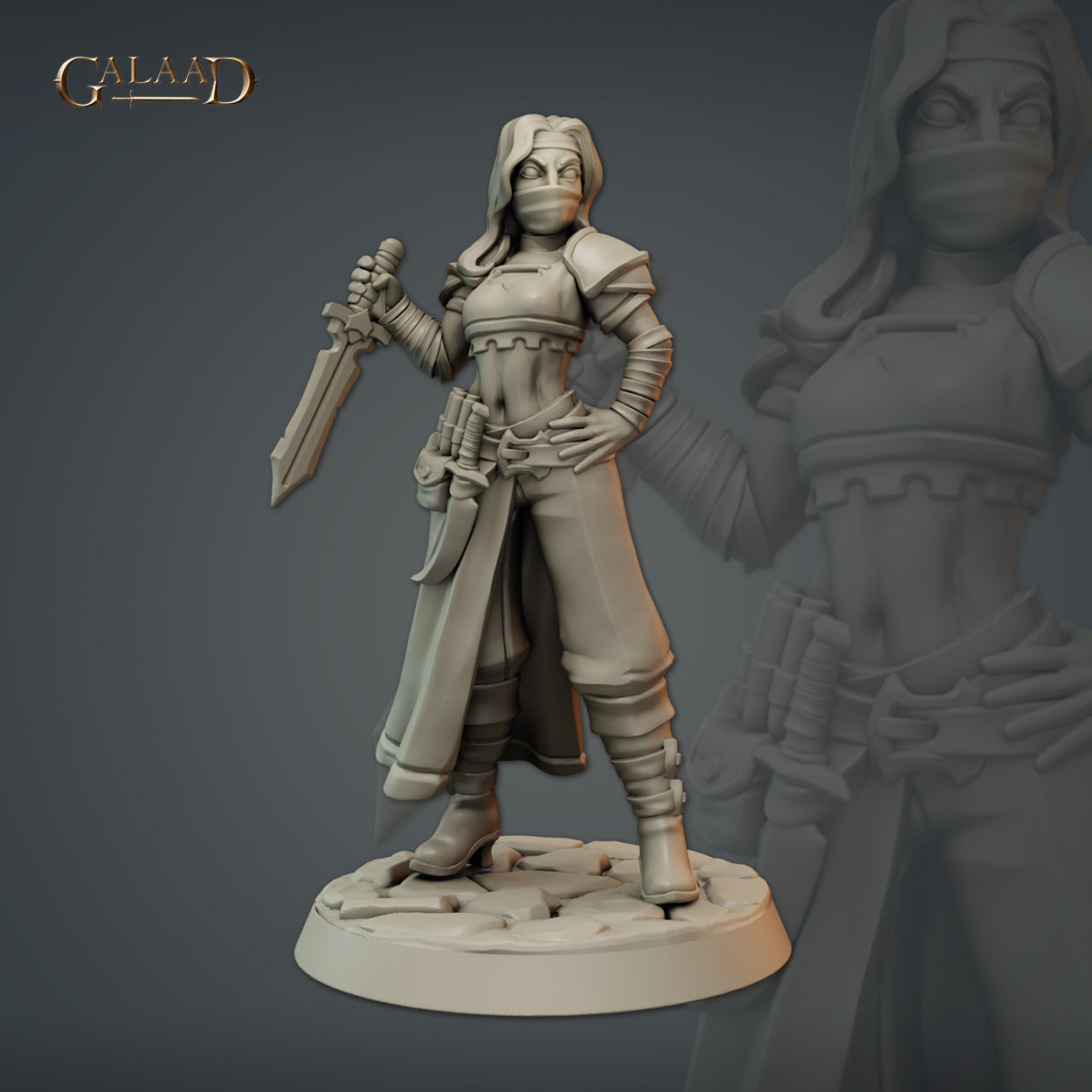 Female Thief 03 by Galaad Miniatures