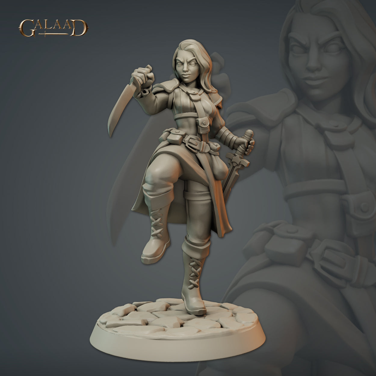 Female Thief 04 by Galaad Miniatures