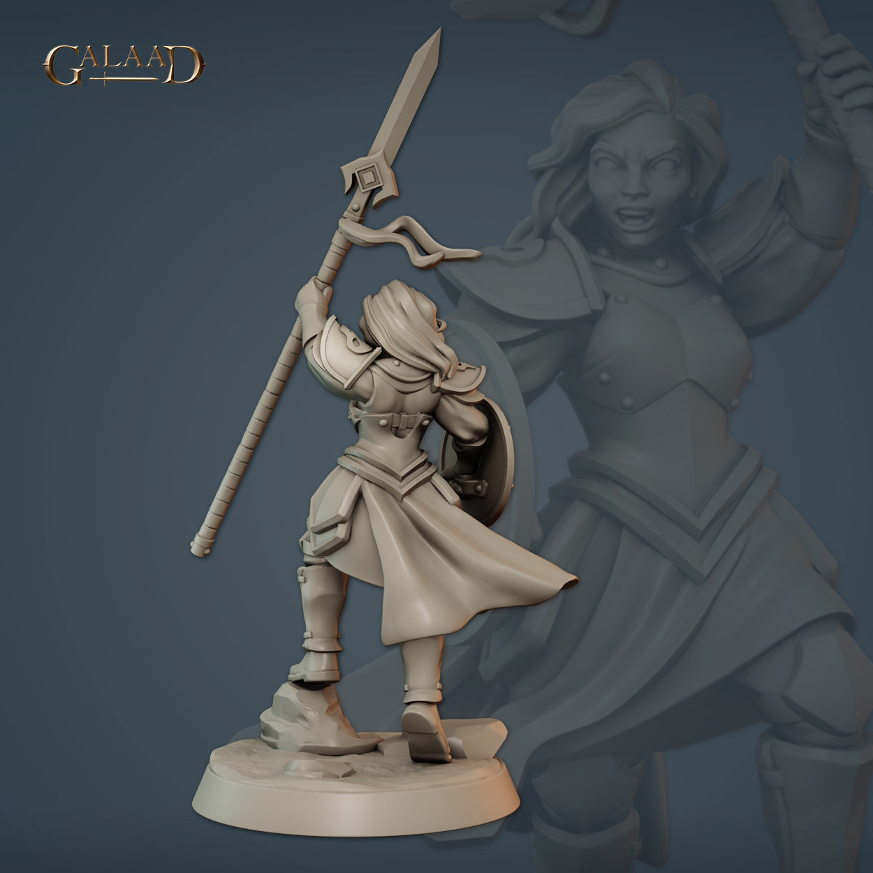 Vanguard Female 01 by Galaad Miniatures