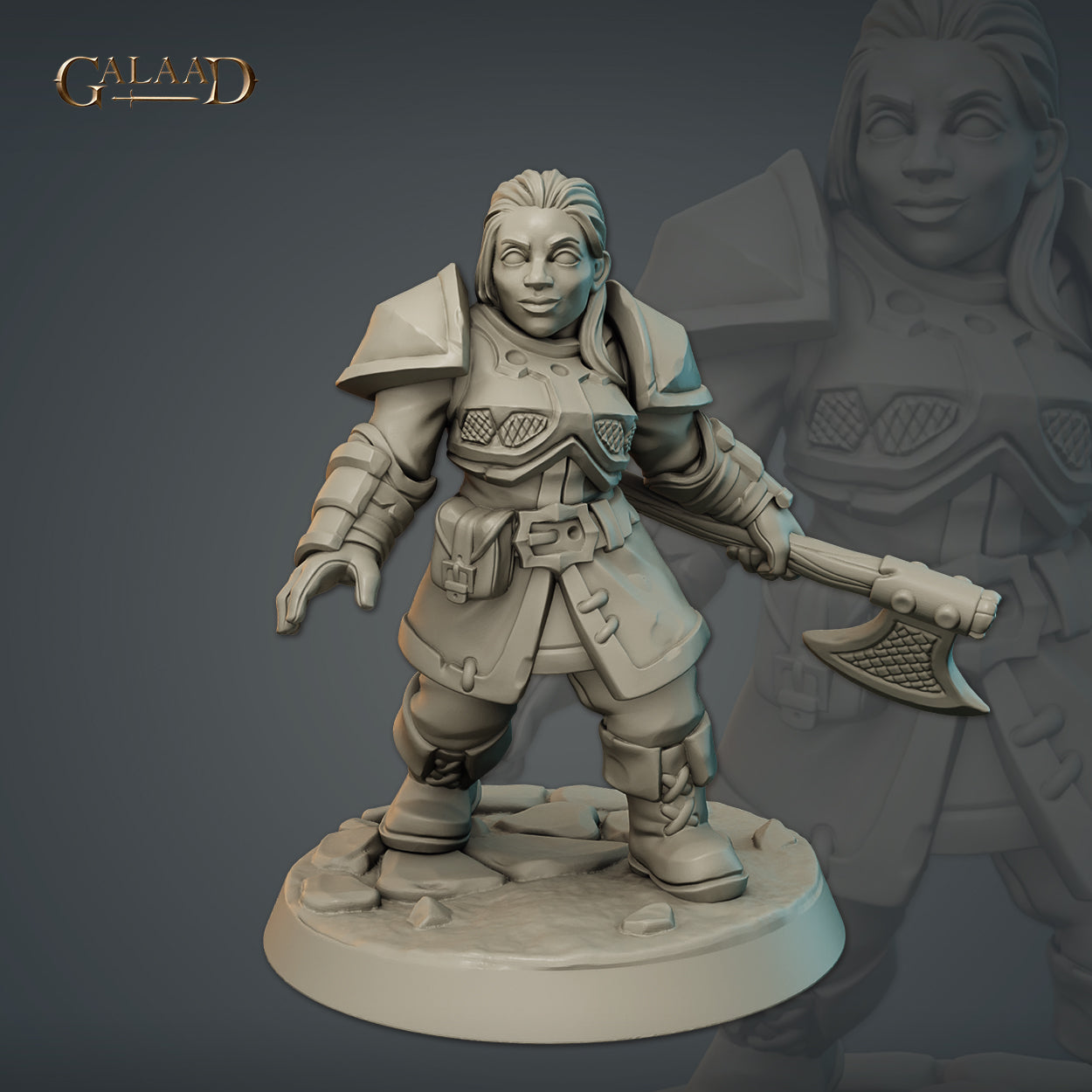 Female Dwarf Bundle by Galaad Miniatures
