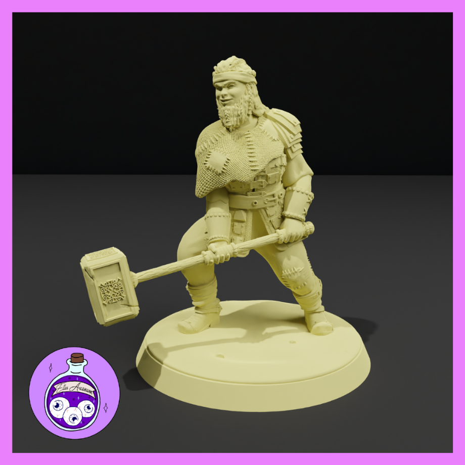 Female Dwarf Bandit by Ella's Arcanum Minis