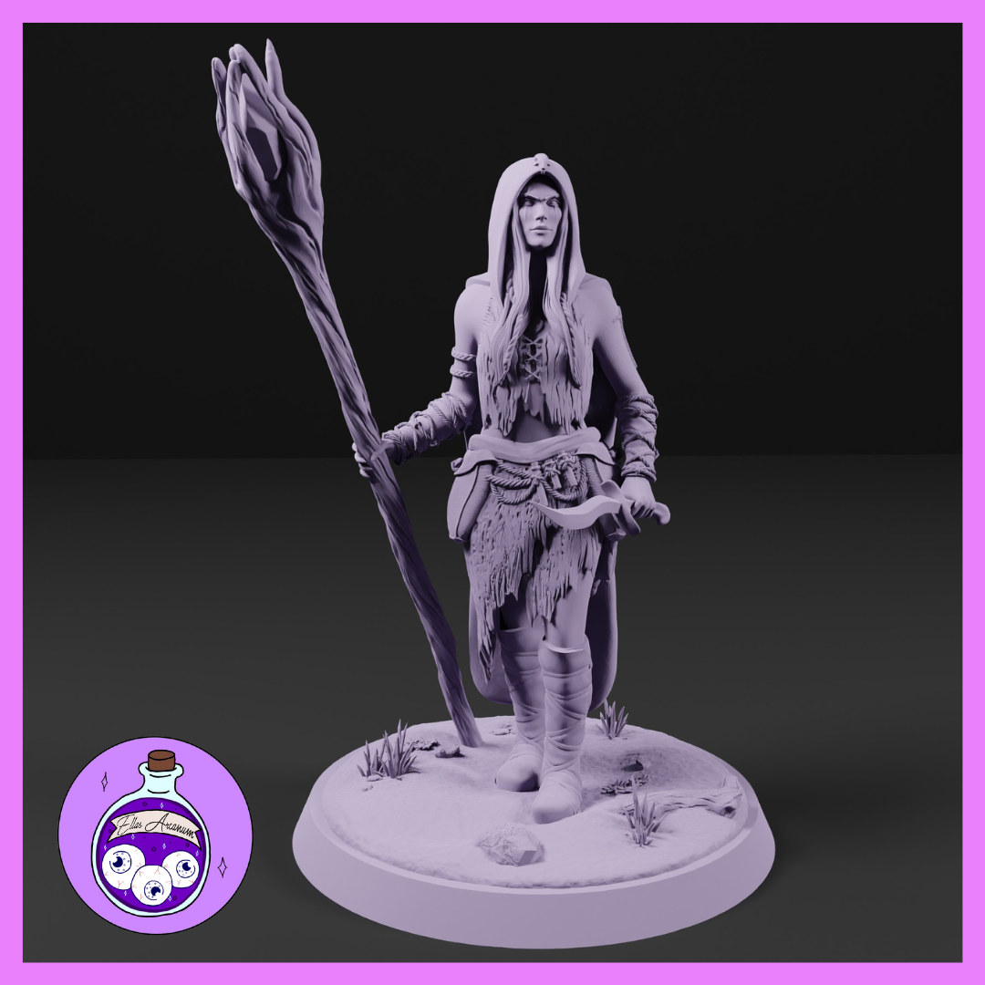 Female Elf Sorcerer by Ella's Arcanum Minis