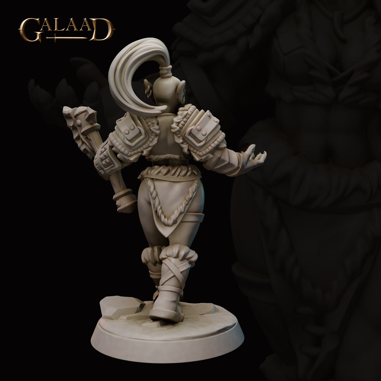 Female Orc Warrior Bundle by Galaad Miniatures