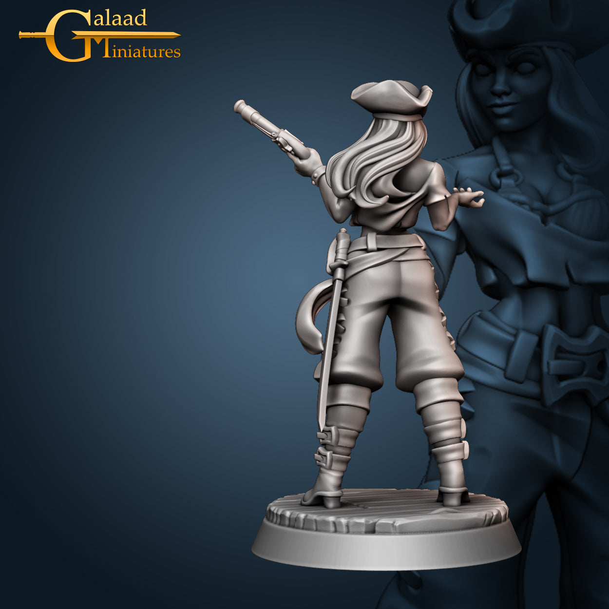 Female Pirate by Galaad Miniatures