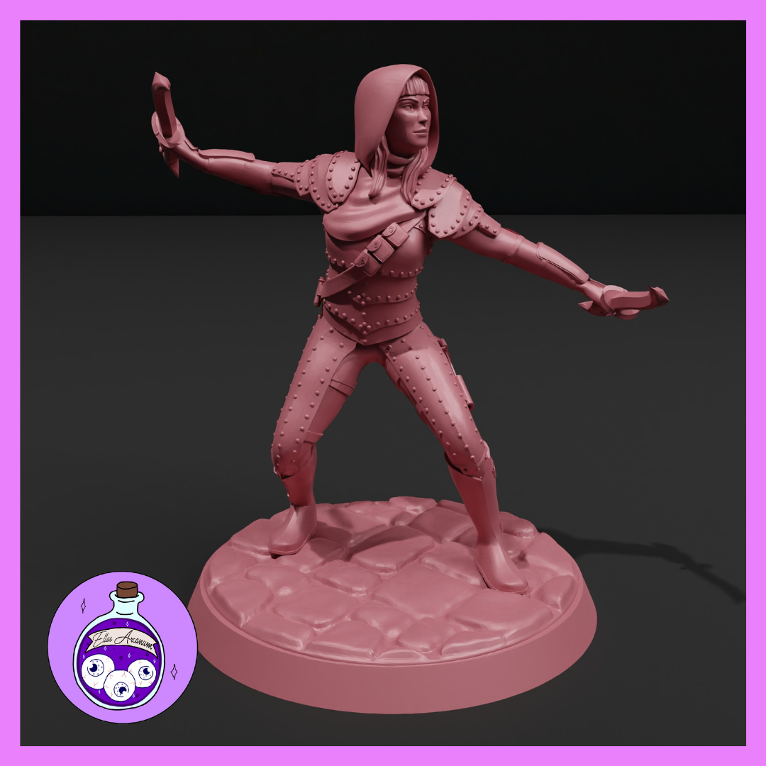 Female Rogue Assassin by Ella's Arcanum Minis