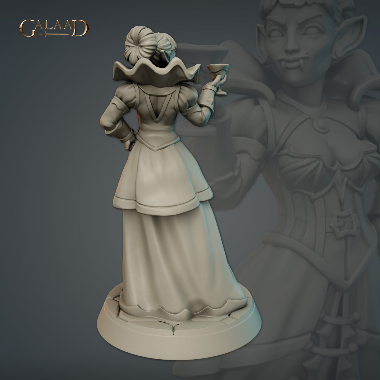 Female Vampire 01 by Galaad Miniatures