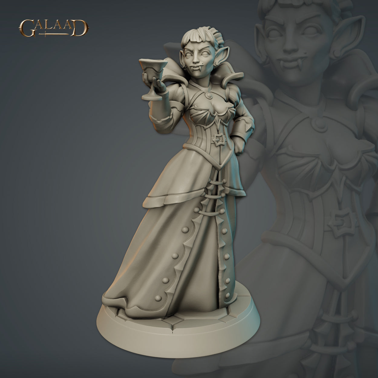 Female Vampire 01 by Galaad Miniatures