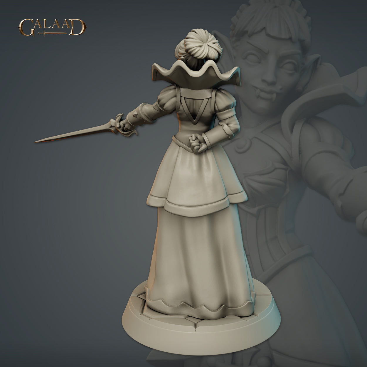 Female Vampire 02 by Galaad Miniatures
