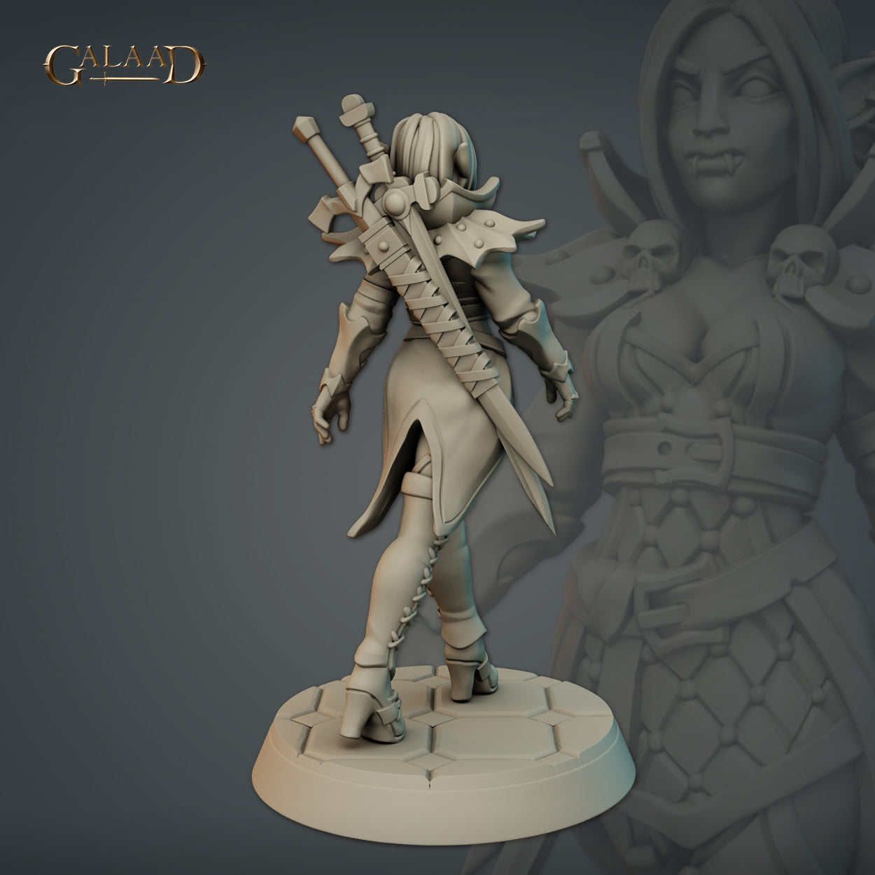 Female Vampire 04 by Galaad Miniatures