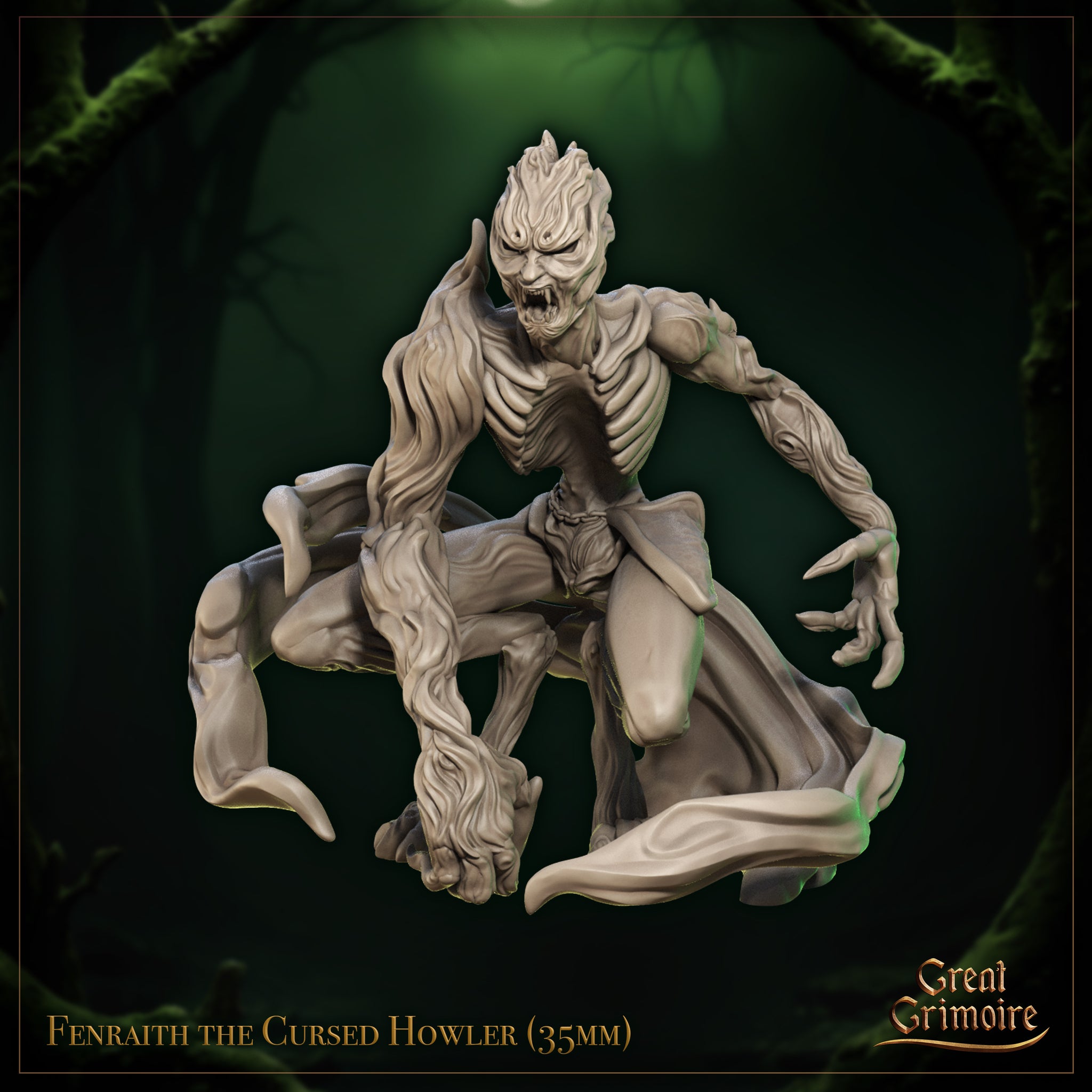 Fenraith the Cursed Howler by Great Grimoire