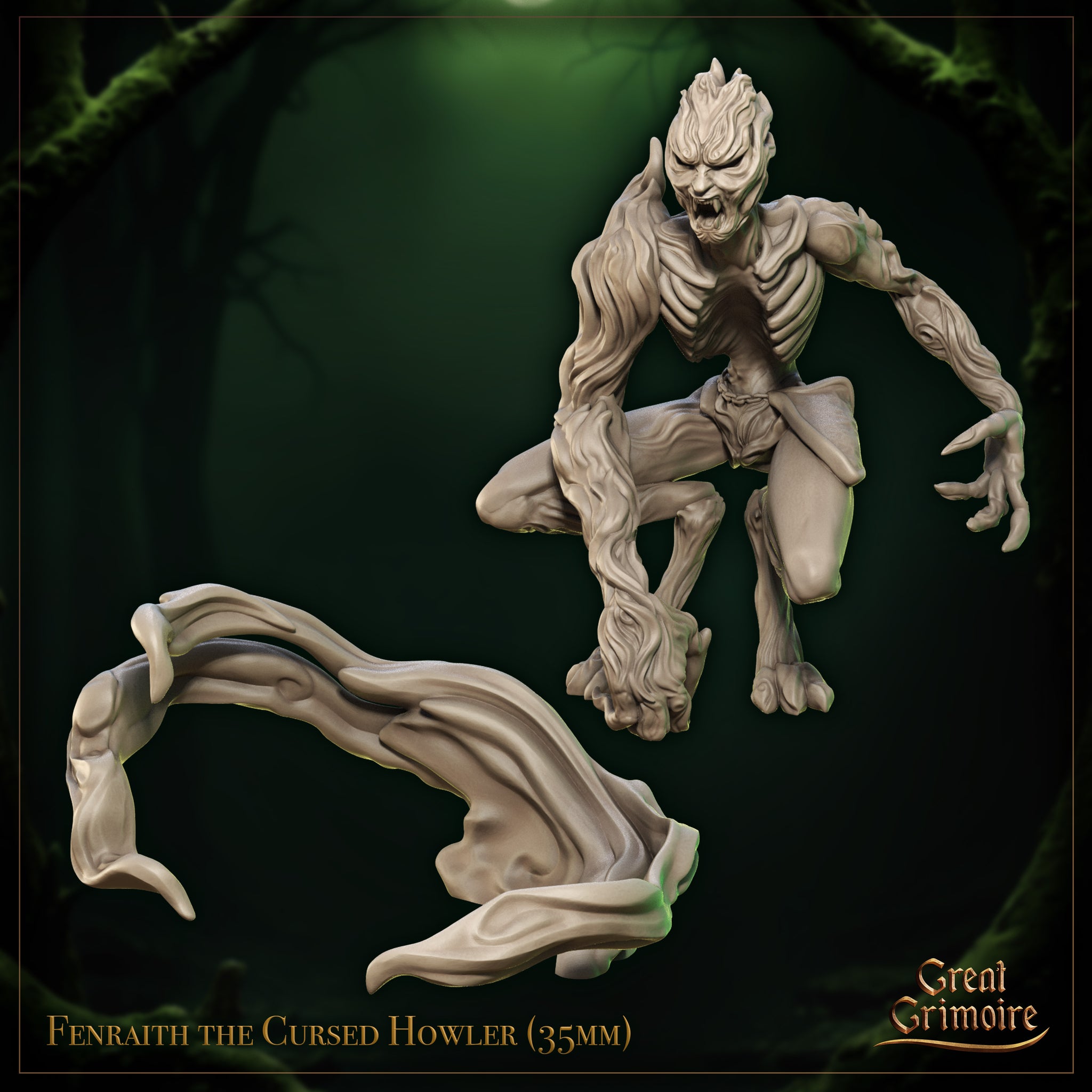 Fenraith the Cursed Howler by Great Grimoire