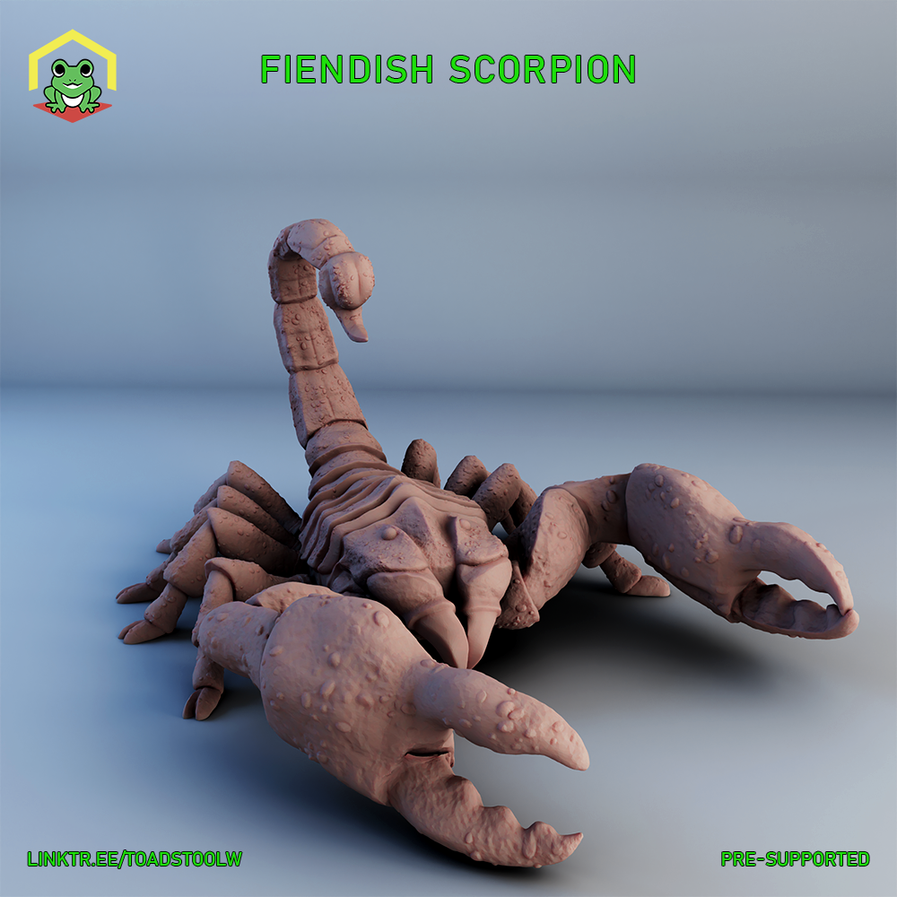 Fiendish Scorpion by The Toadstool Weaver