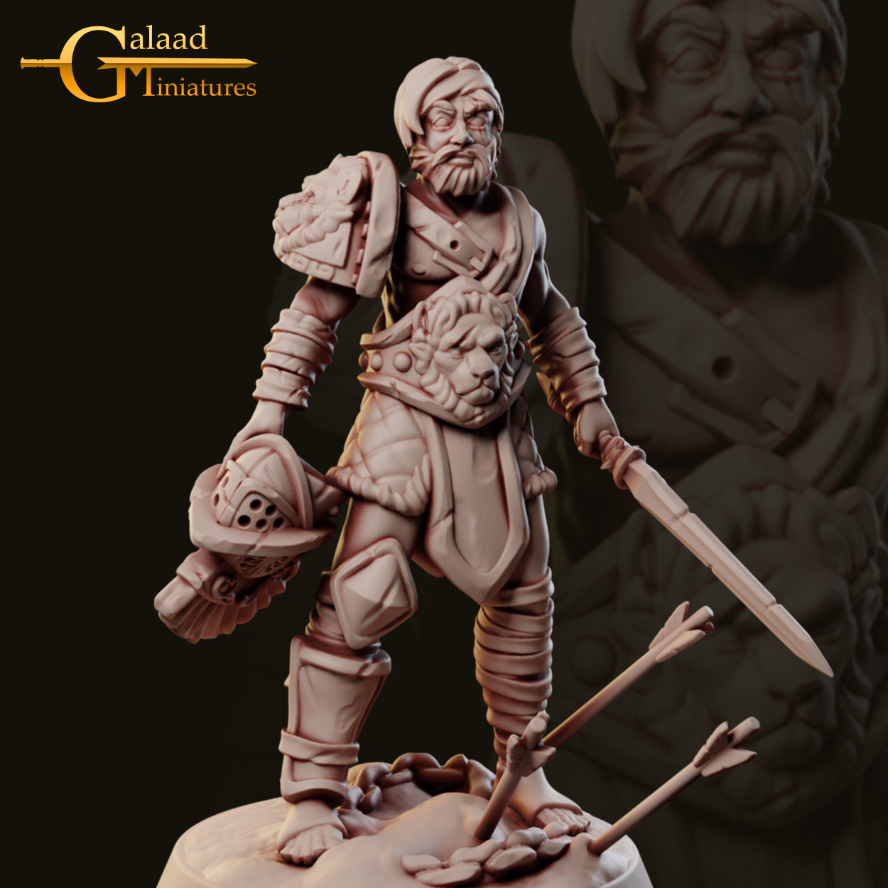 Arena Fighter Gladiator 01 by Galaad Miniatures