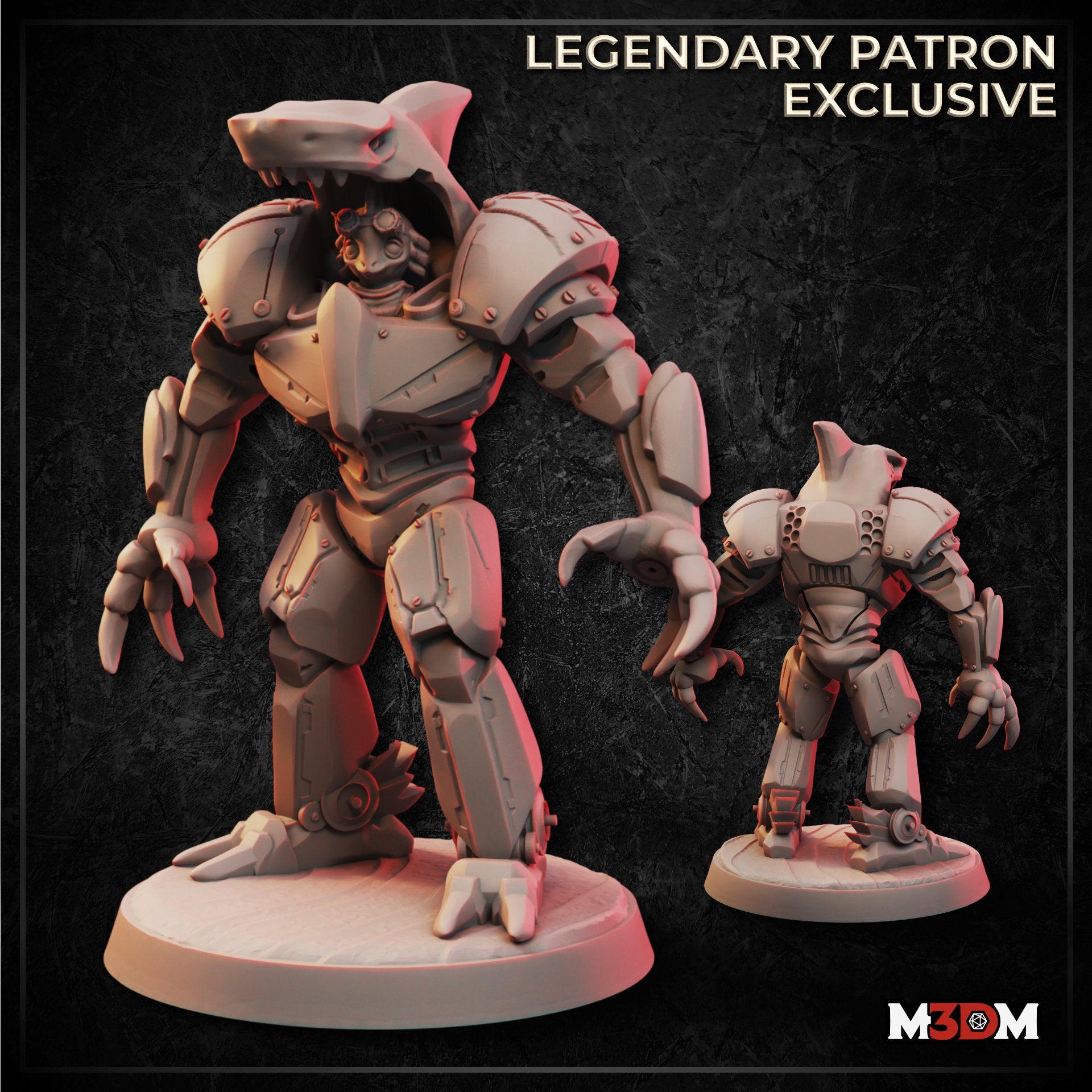 Fishfolk Artificer Mech Action by Mia Kay M3DM