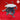 Digital render of an unpainted grey Flumph miniature by Yasashii Kyojin Studios, showing the creature's broad pale dome with two upward-curving eye-stalks, and a mass of writhing tentacles beneath — some tipped with small clawed hands, others coiling freely — floating against a red background