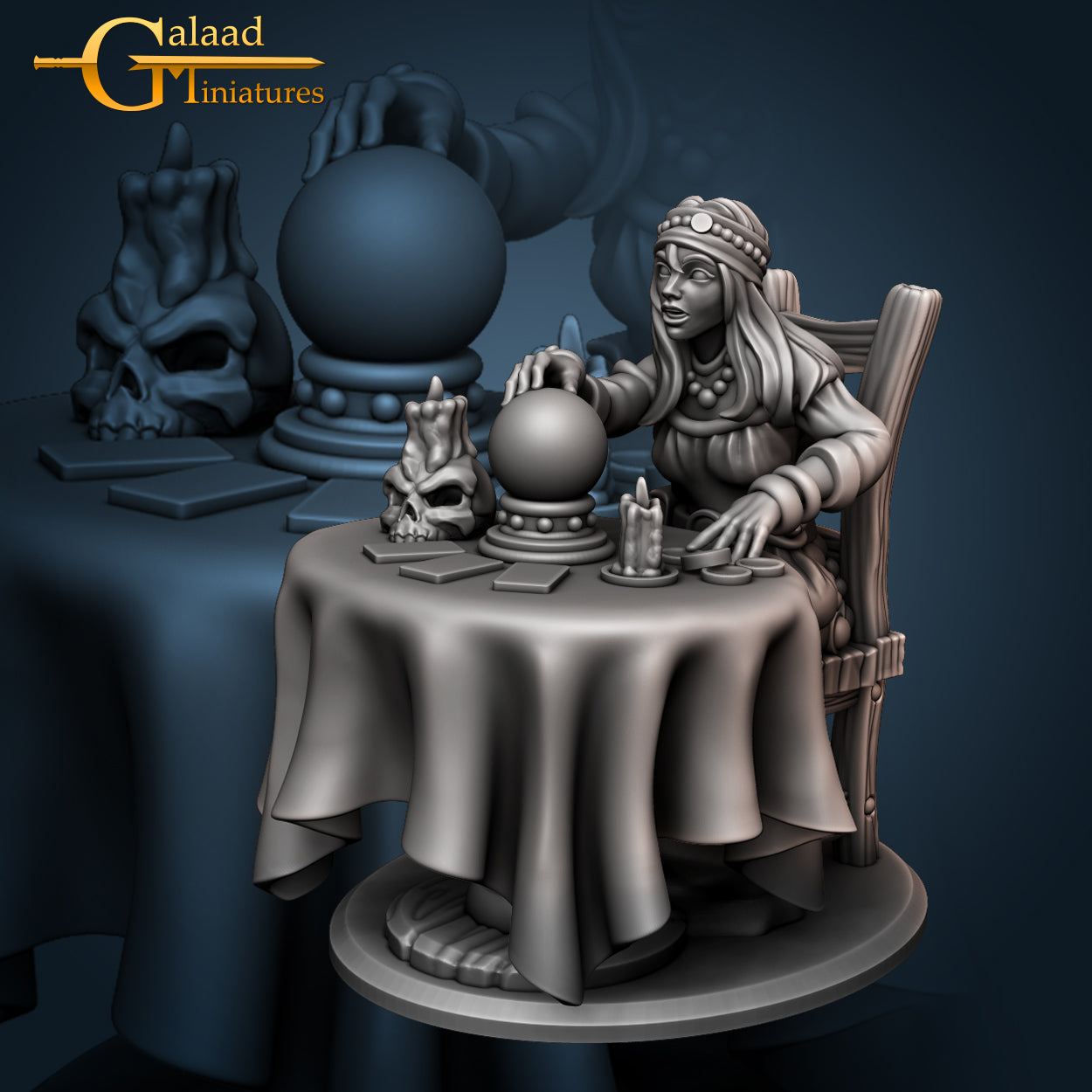 Fortune Teller 01 by Galaad Miniatures