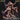 Frederik Vahlen Ascended Form miniature by DM Stash — front view showing a robed male figure rising from a mass of coiling tentacles, staff raised in one hand and the other arm outstretched, unpainted pink resin, 32mm scale