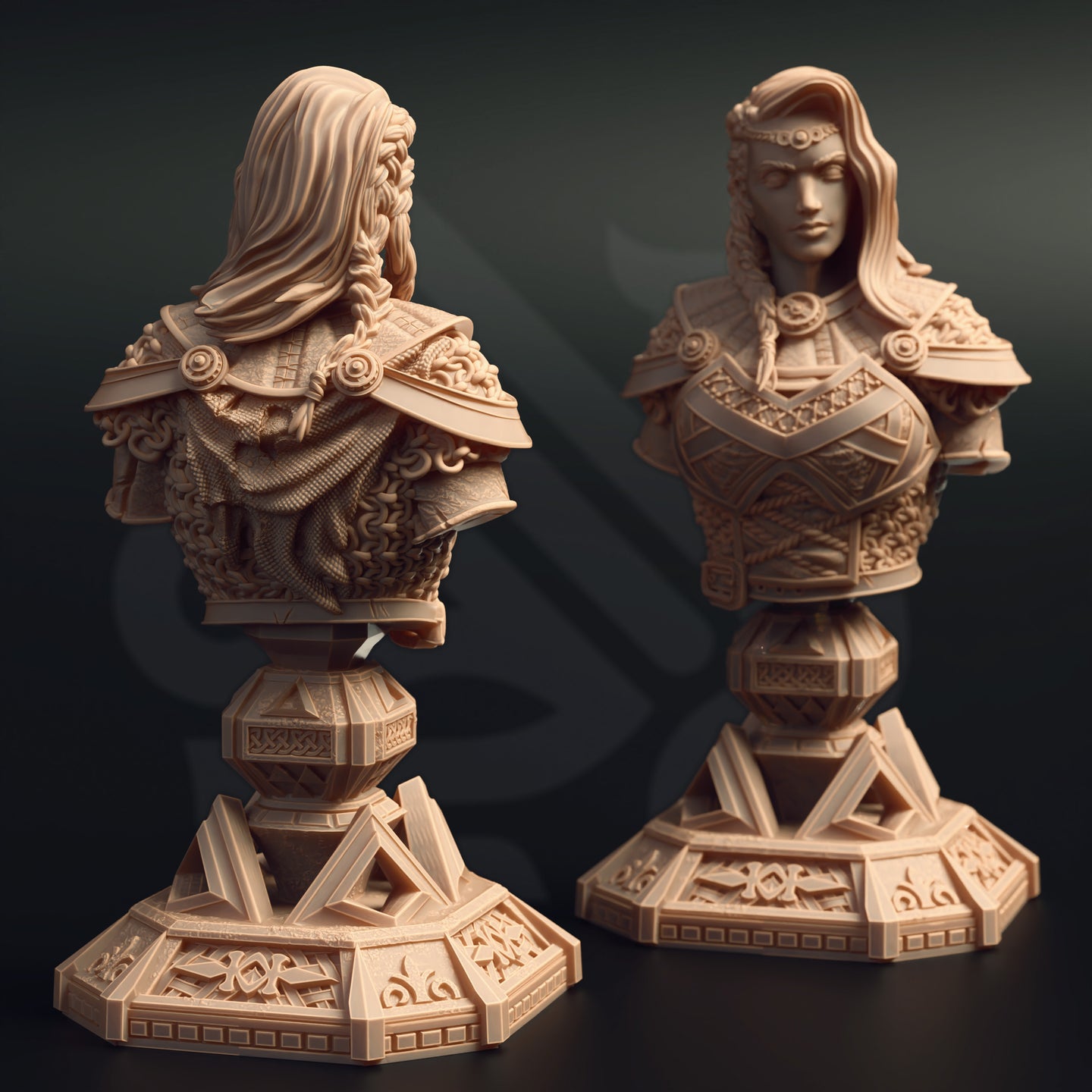 Barbarian (Freya) Bust  by DM Stash