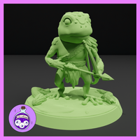 Frogfolk Archer by Ella's Arcanum Minis