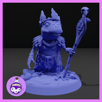 Frogfolk Mage by Ella's Arcanum Minis