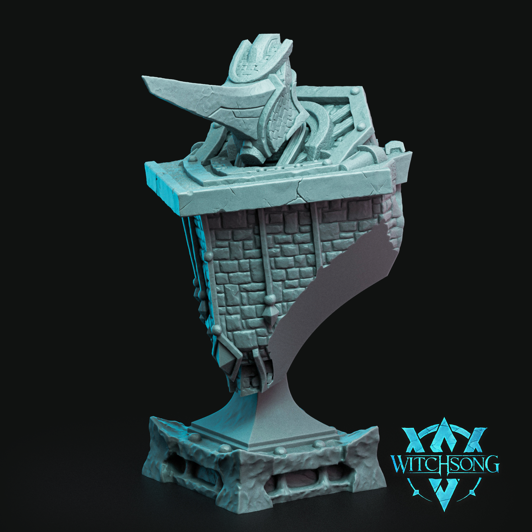 Gallant Castleguard Bust by Witchsong Miniatures