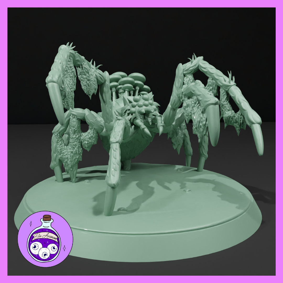 Giant Fungal Spider by Ella's Arcanum Minis