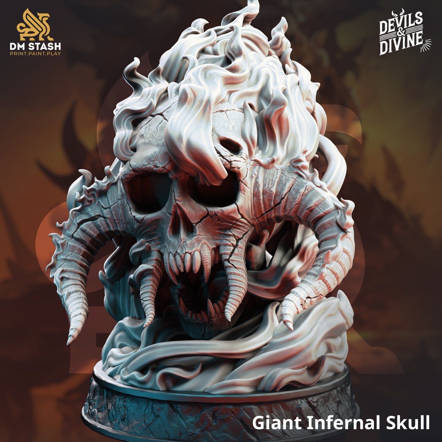 Giant Infernal Skull by DM Stash