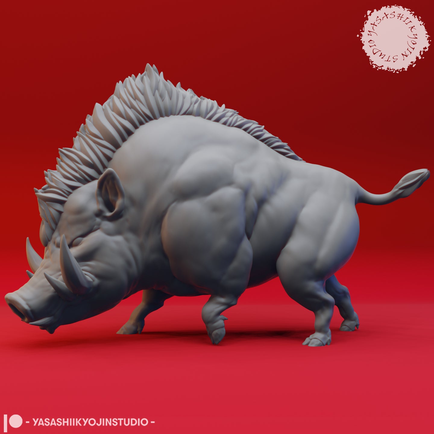 Giant Boar 01 by Yasashii Kyojin Studios