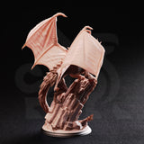 Adult Silver Dragon (Gintharax) by DM Stash