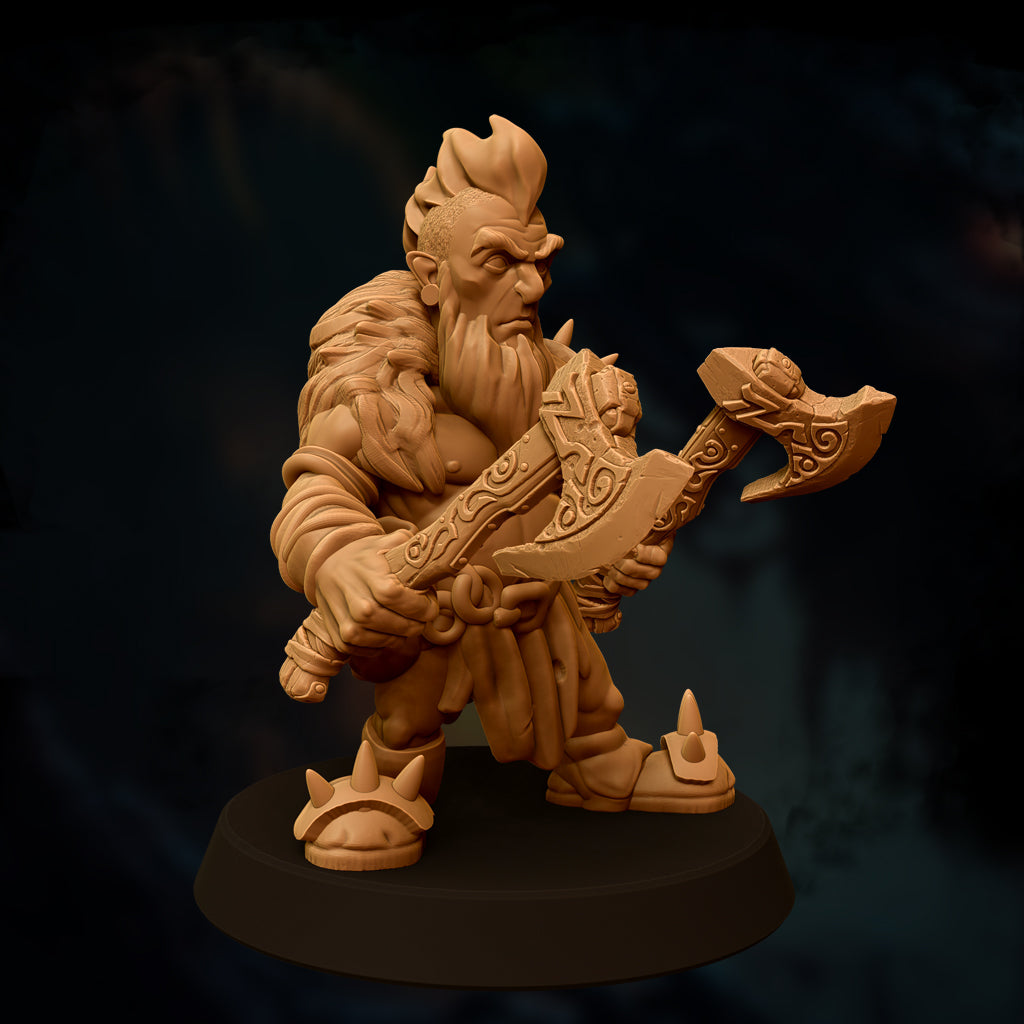 Gnome Barbarian by Monster Atlas