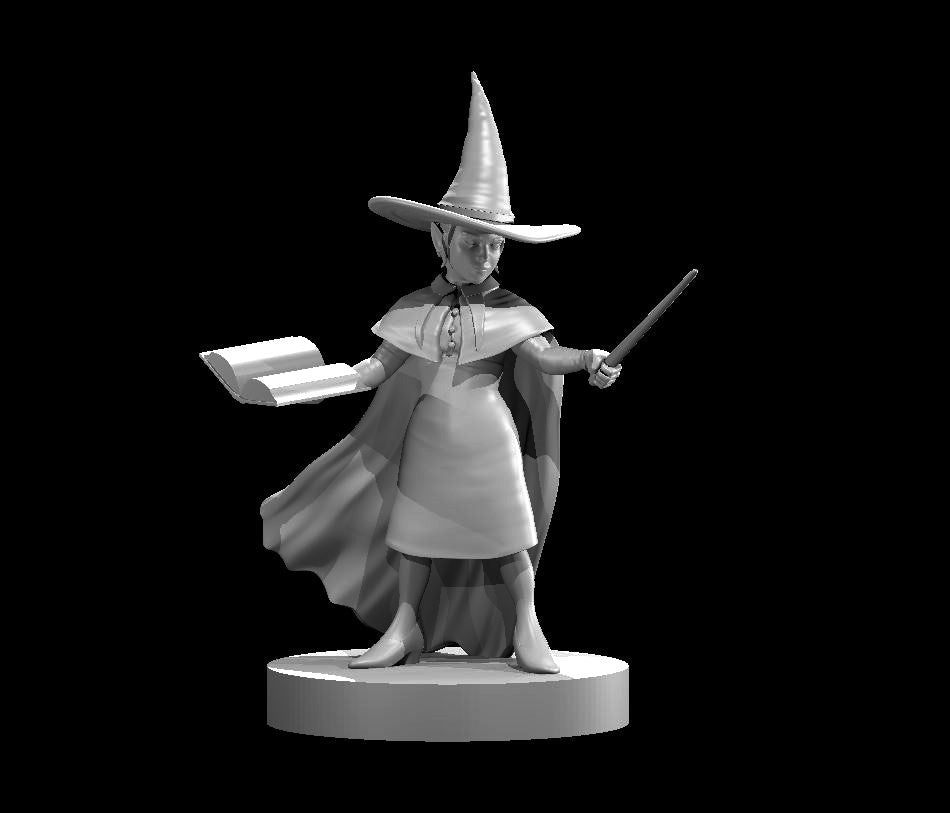 Gnome Female Illusionist Wizard by MZ4250