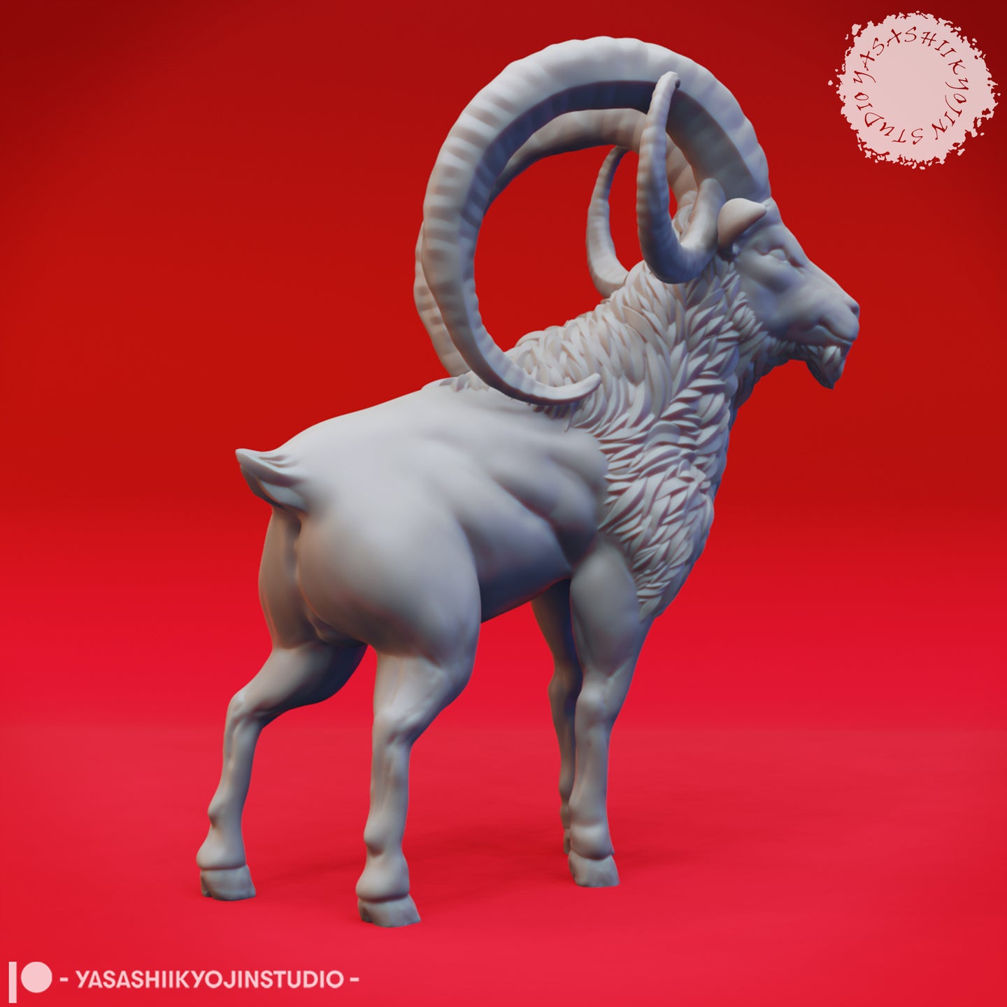 Giant Goat 02 by Yasashii Kyojin Studios