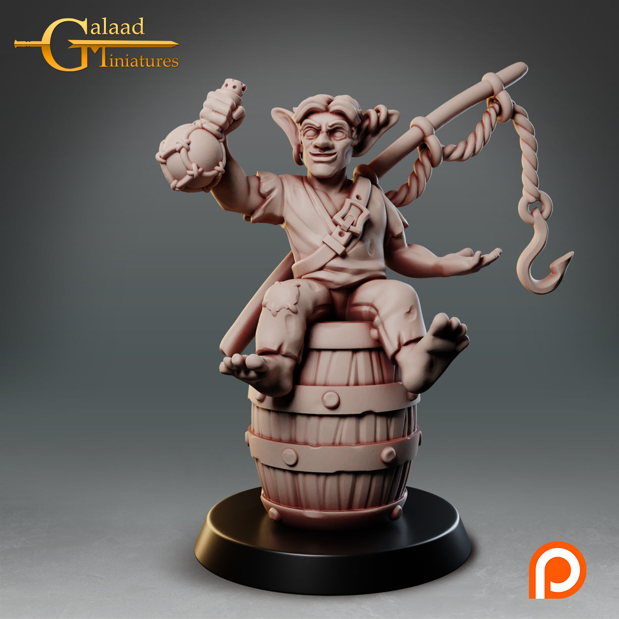 Fisherman Goblin 01 by Galaad Miniatures