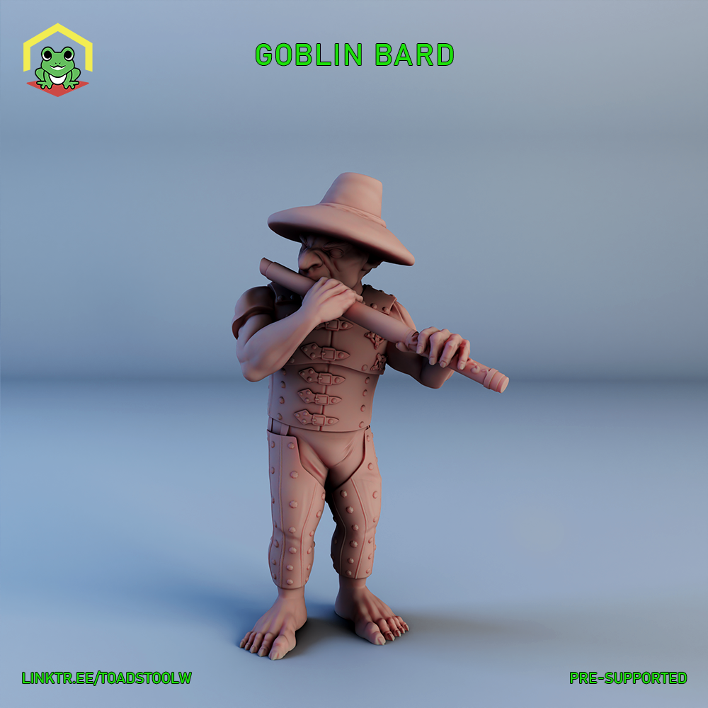 Goblin Bard #1 by The Toadstool Weaver