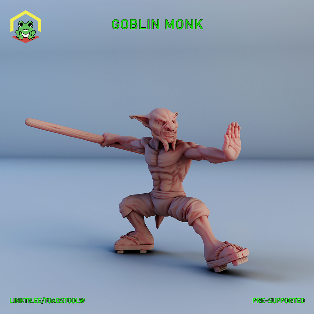 Goblin Monk by The Toadstool Weaver