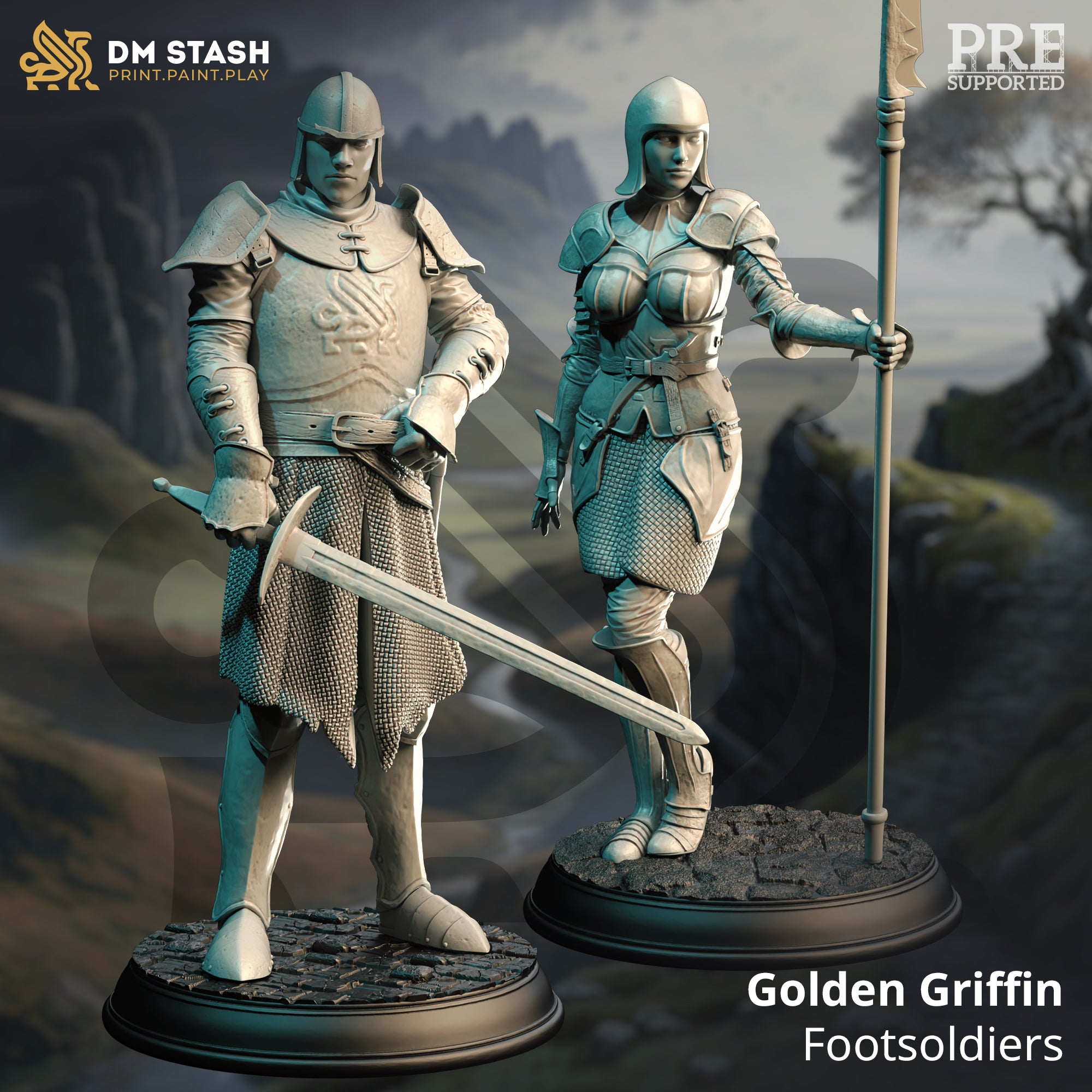 Golden Griffin Footsoldier Bundle by DM Stash