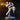 Goliath Monk Axya sculpt by DnD Is A Woman — female figure mid-high kick, knee raised, both arms coiled with cloth wrappings, loose flowing hair, prayer-bead belt, bare feet.