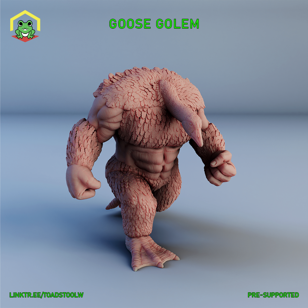 Goose Golem by The Toadstool Weaver