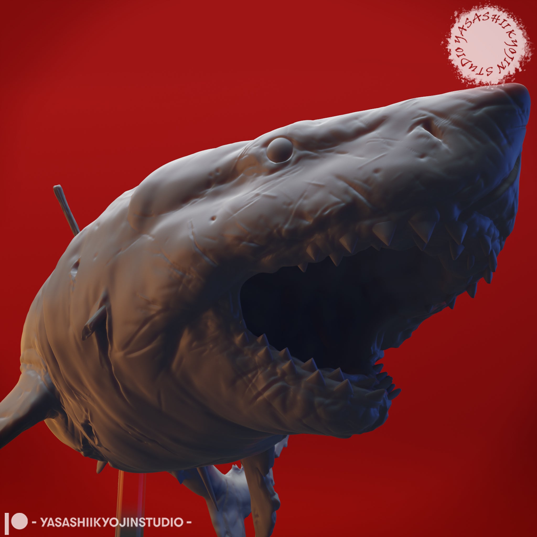 Great Wight Shark 01 by Yasashii Kyojin Studios