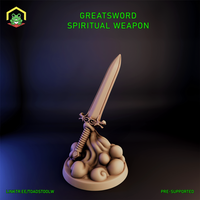Greatsword Spiritual Weapon by The Toadstool Weaver