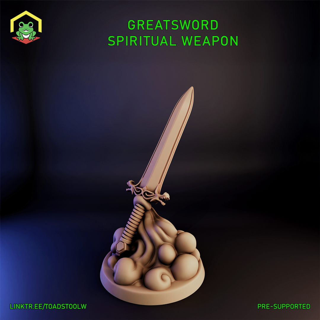 Greatsword Spiritual Weapon by The Toadstool Weaver