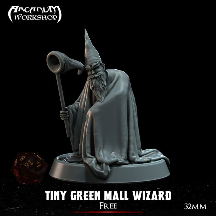 Tiny Mall Wizard by Arcanum Workshop