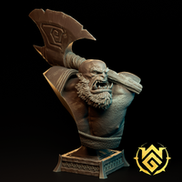 God Hewer Groc Bust by The Witchguild