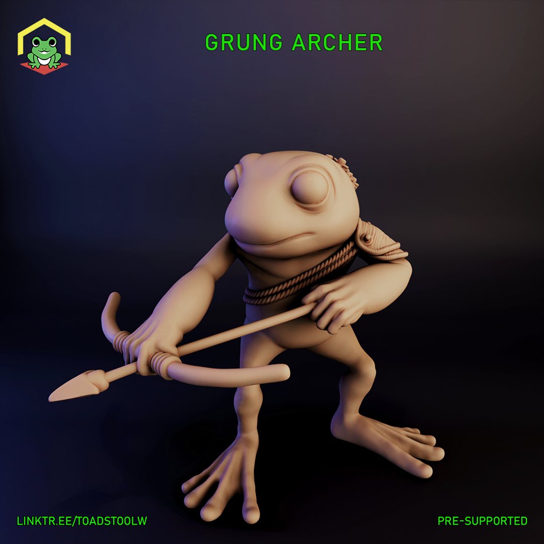 Grung Archer by The Toadstool Weaver