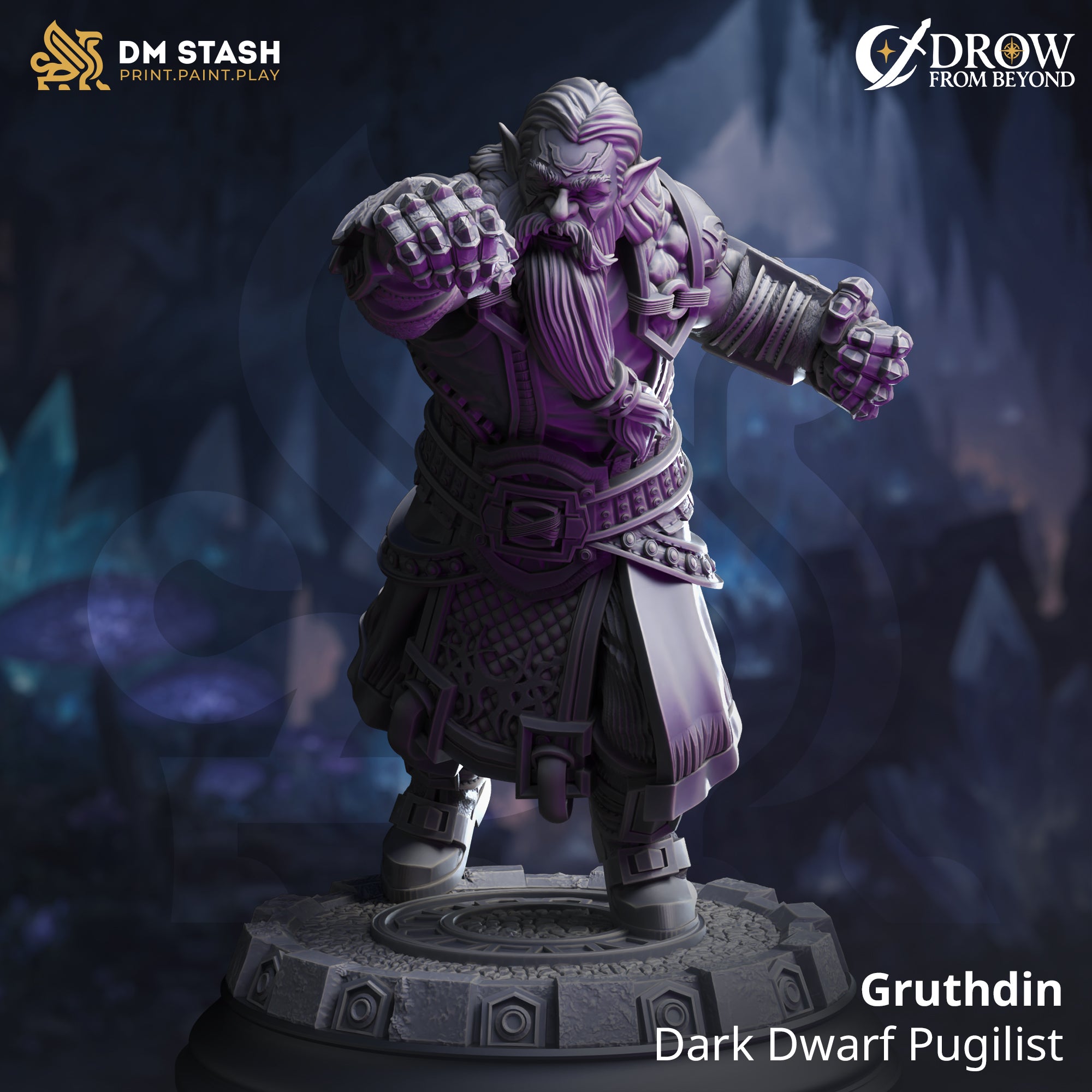 Dark Dwarf Pugilist (Gruthdin) by DM Stash